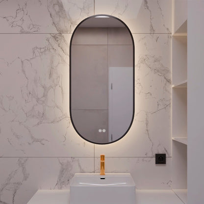 Espejo de baño con luz led Perseo - Thebath