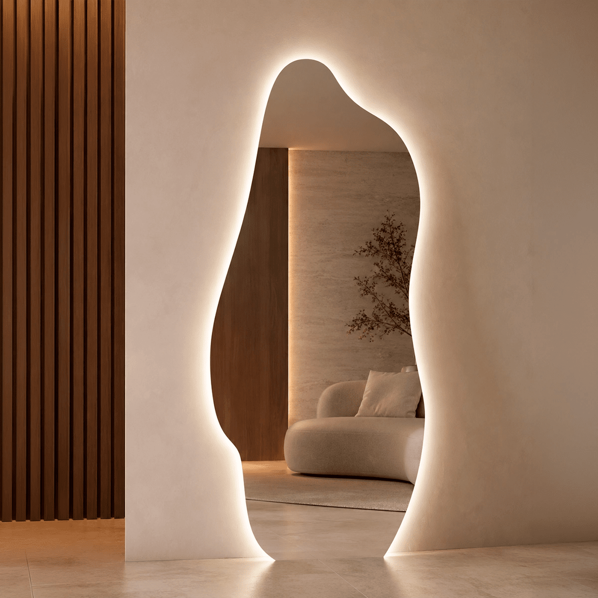 Espejo irregular Aira - The Bath