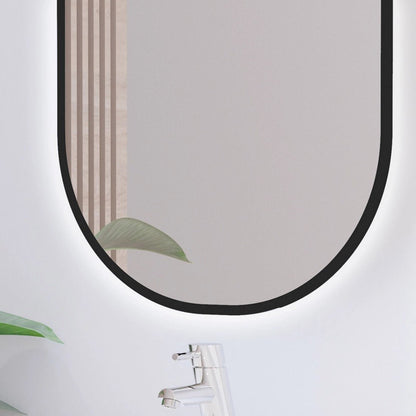 Espejo ovalado baño luz led Frella