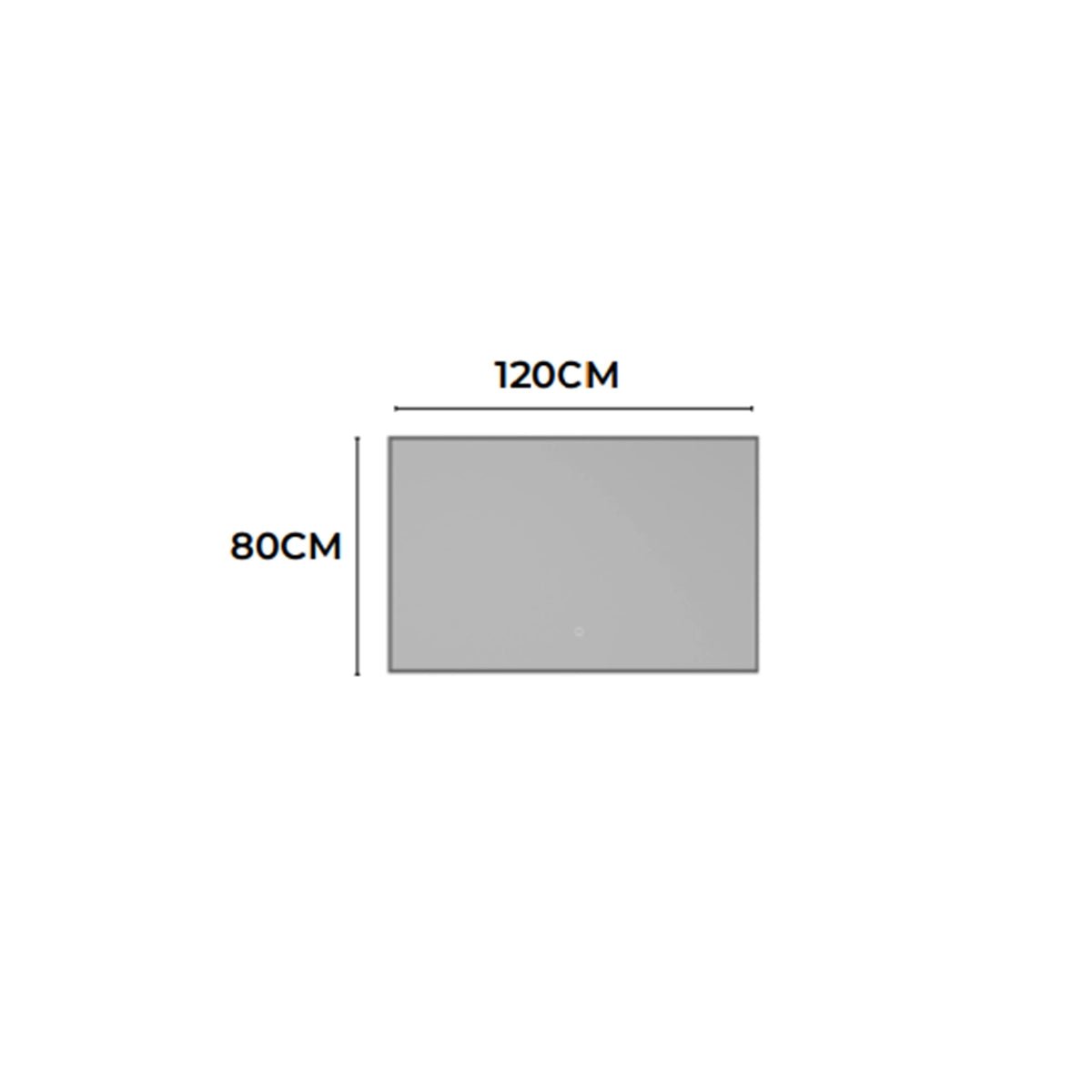 Espejo luz led integrada Ability oro cepillado - Thebath