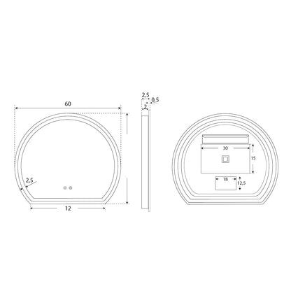 Espejo para baño Vesta - Thebath