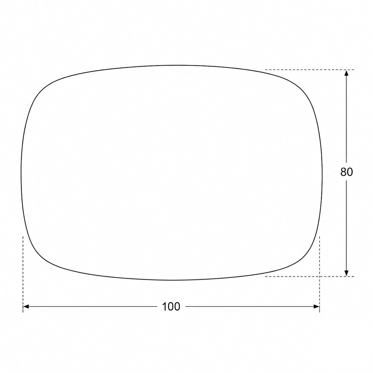 Espejo pared rectangular Apus Nol - The Bath