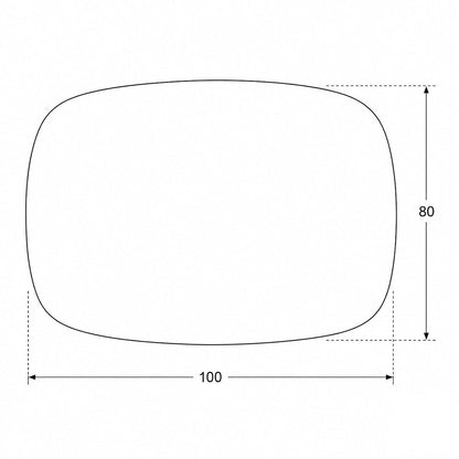 Espejo pared rectangular Apus Nol - The Bath