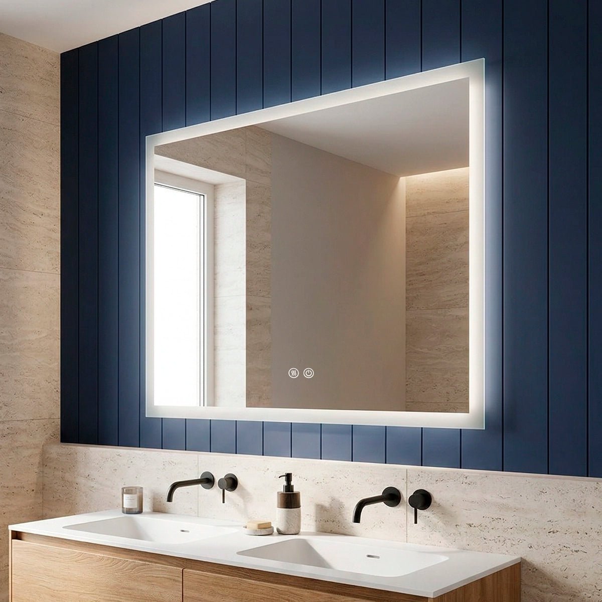 Espejo rectangular con luz led Andrea - The Bath