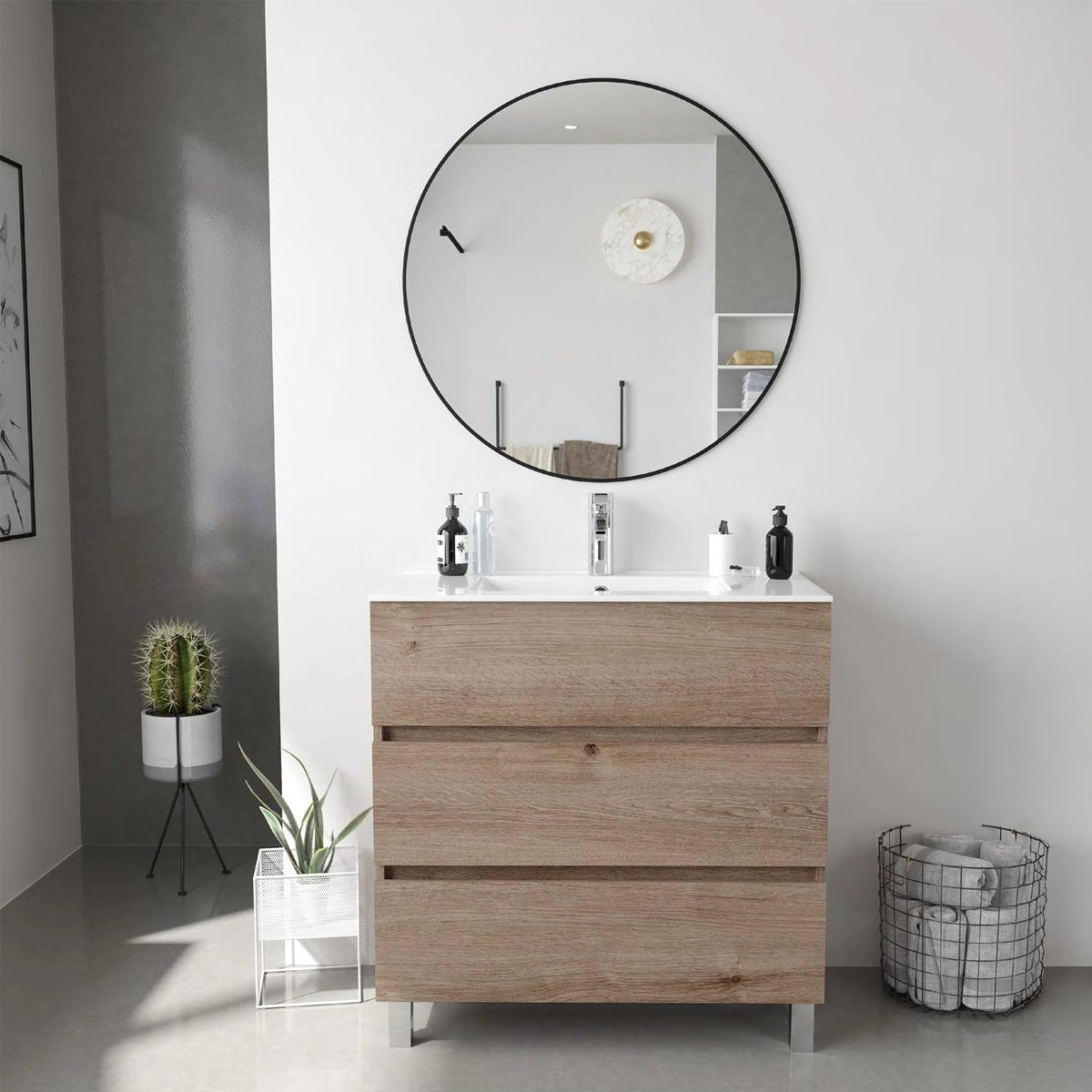 Espejo redondo básico - Thebath