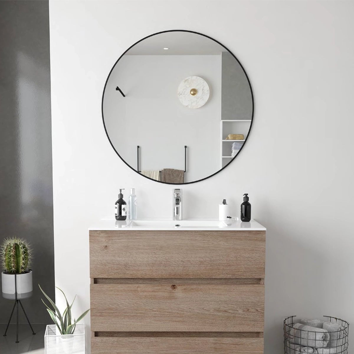 Espejo redondo básico - Thebath