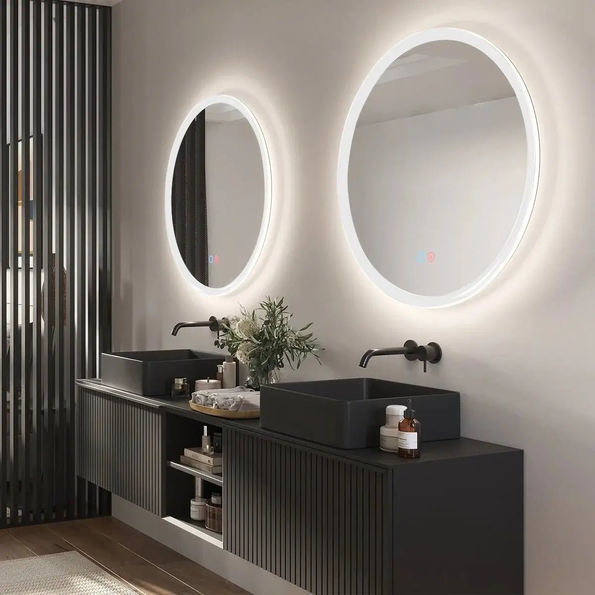 Espejo redondo con luz led Torino - Thebath