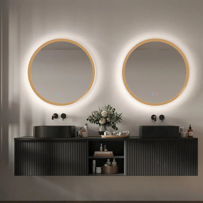 Espejo redondo con luz led Torino - Thebath