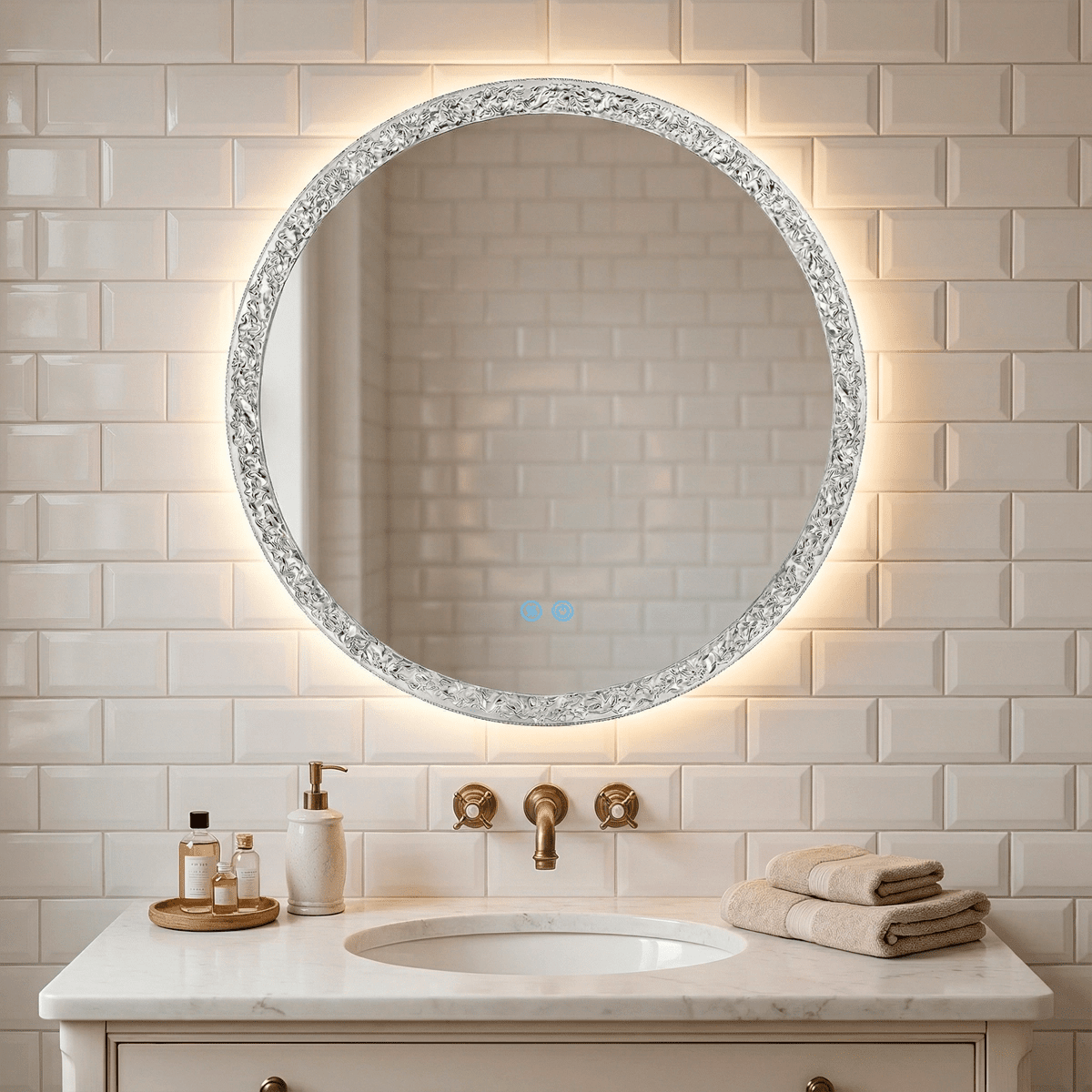 Espejo redondo decorativo Donna - Thebath