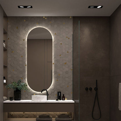 Espejo retroiluminado con luz led Borneo - Thebath