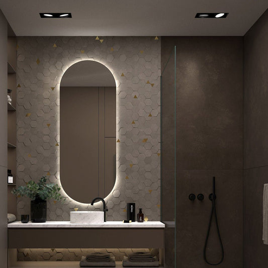 Espejo retroiluminado con luz led Borneo - Thebath