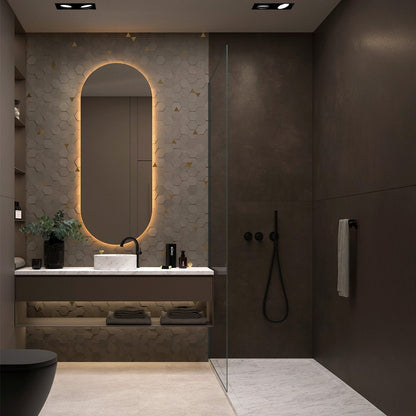 Espejo retroiluminado con luz led Borneo - Thebath