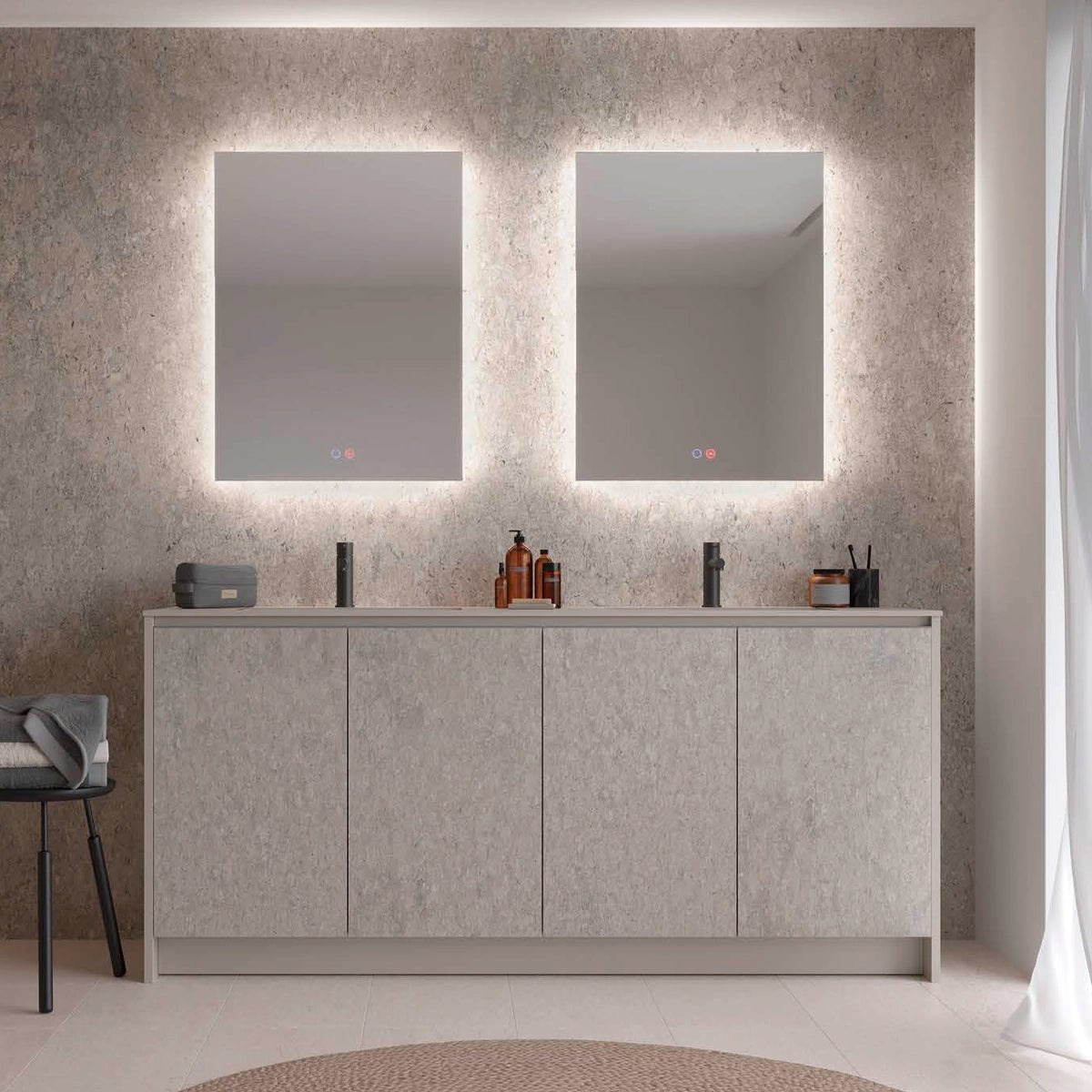 Espejo retroiluminado con luz led Italia - Thebath