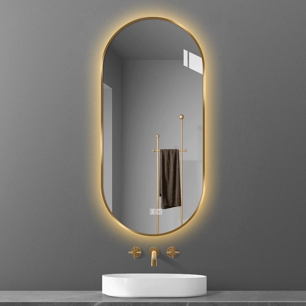 Espelho de banheiro Diana com luz LED