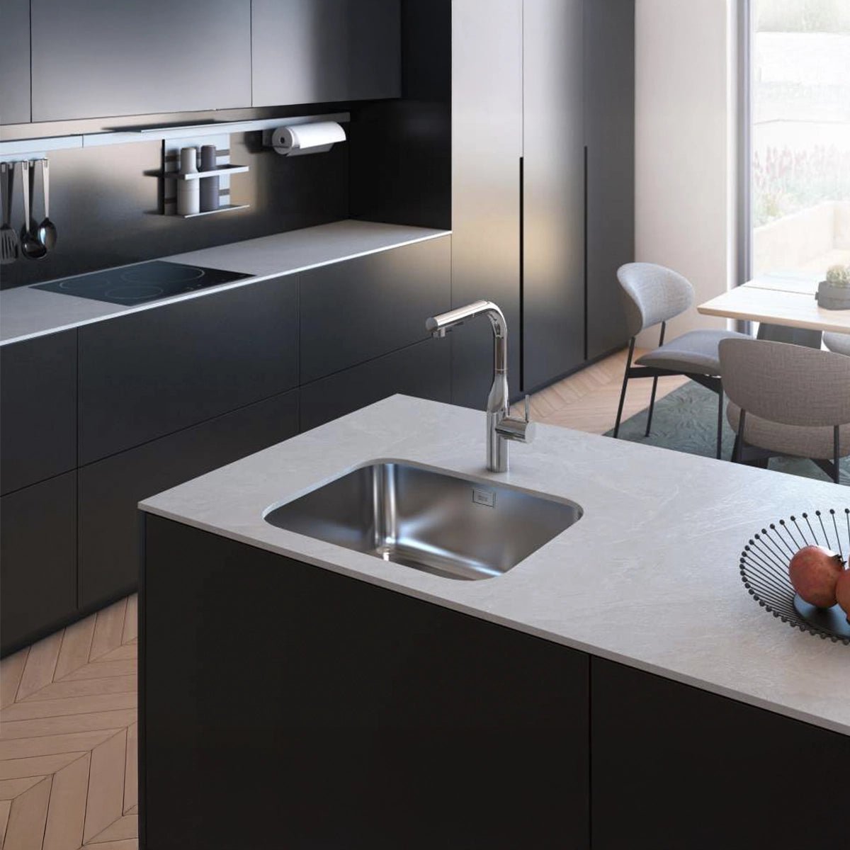 Fregadero bajo encimera acero inoxidable Lisboa - Thebath