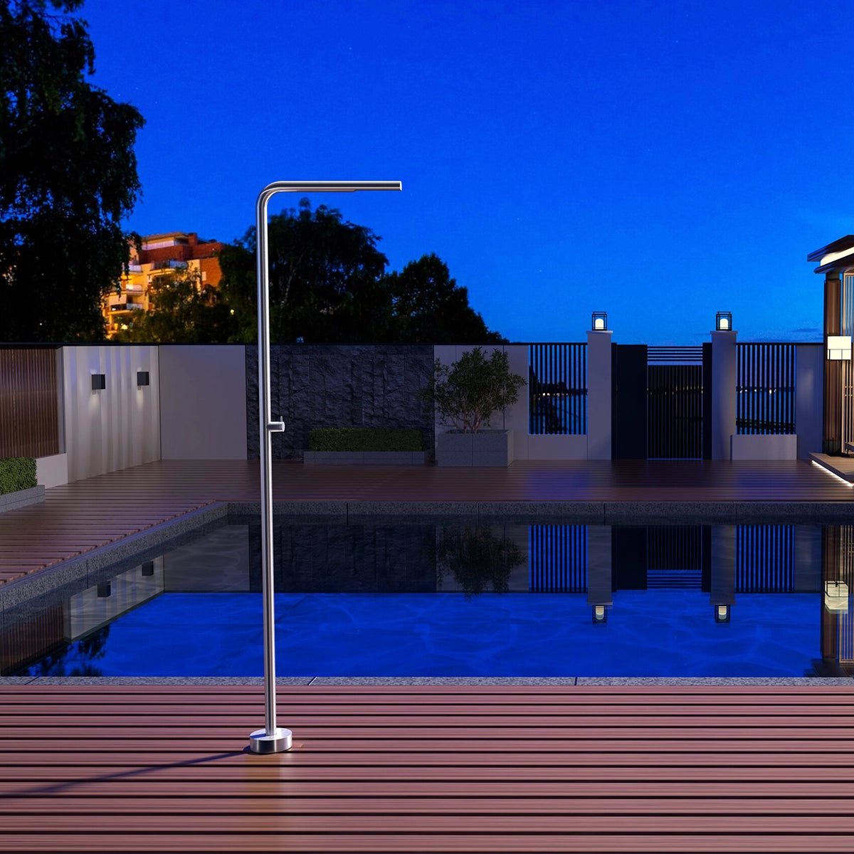 Chuveiro piscina Texas
