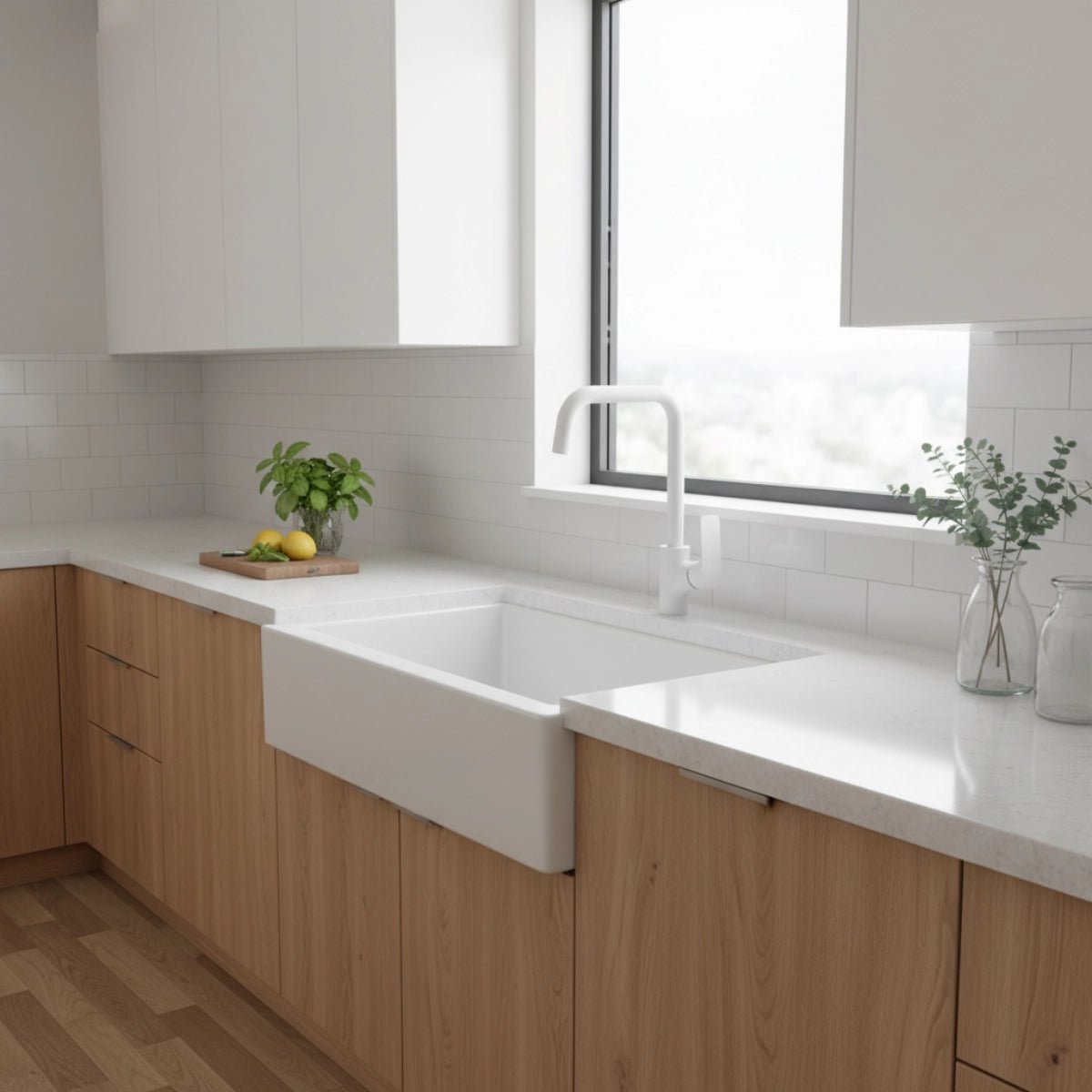 Grifo alto de cocina mate Flat - The Bath