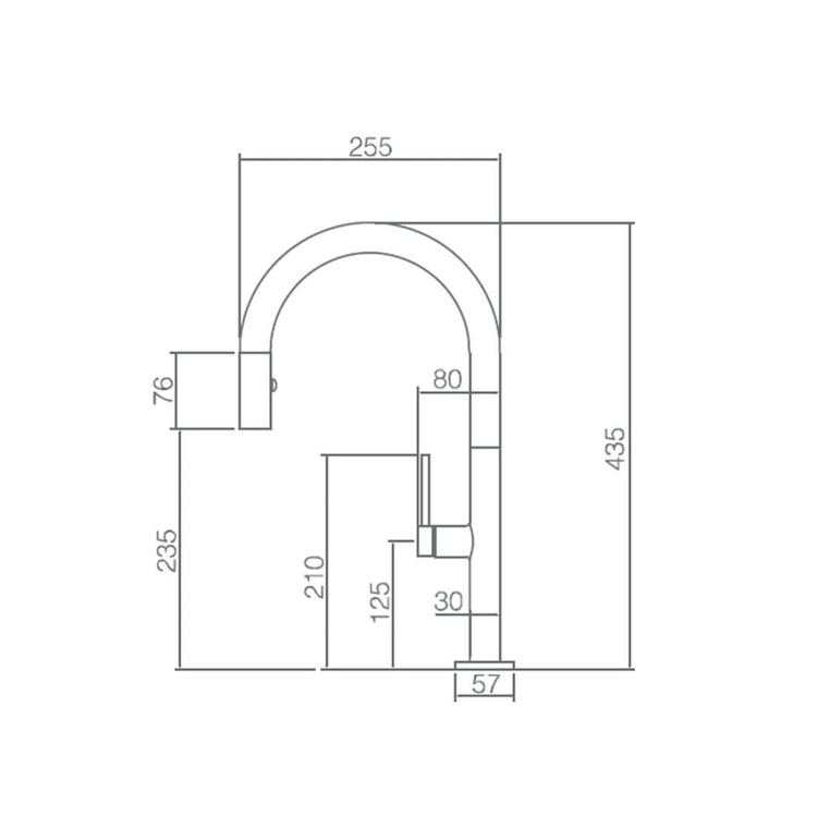 Torneira de cozinha branca Samoa