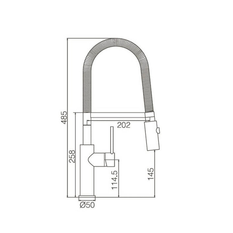 Torneira de cozinha removível de Toulouse