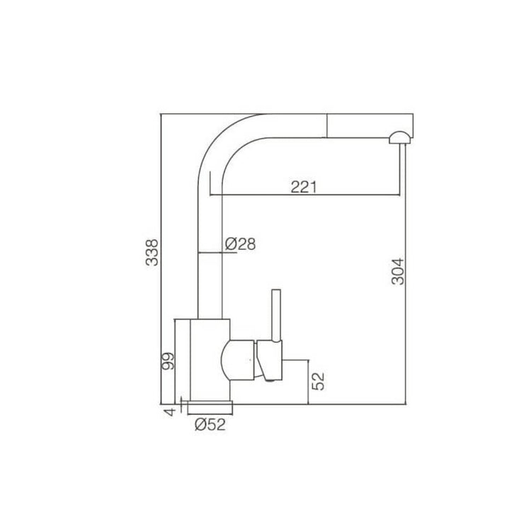 Torneira de cozinha Malta