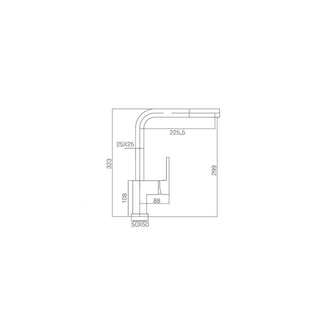 Grifo de cocina Minimalista