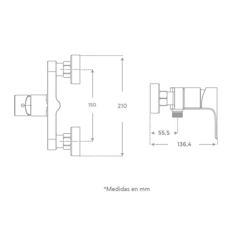 Torneira de duche Kyte