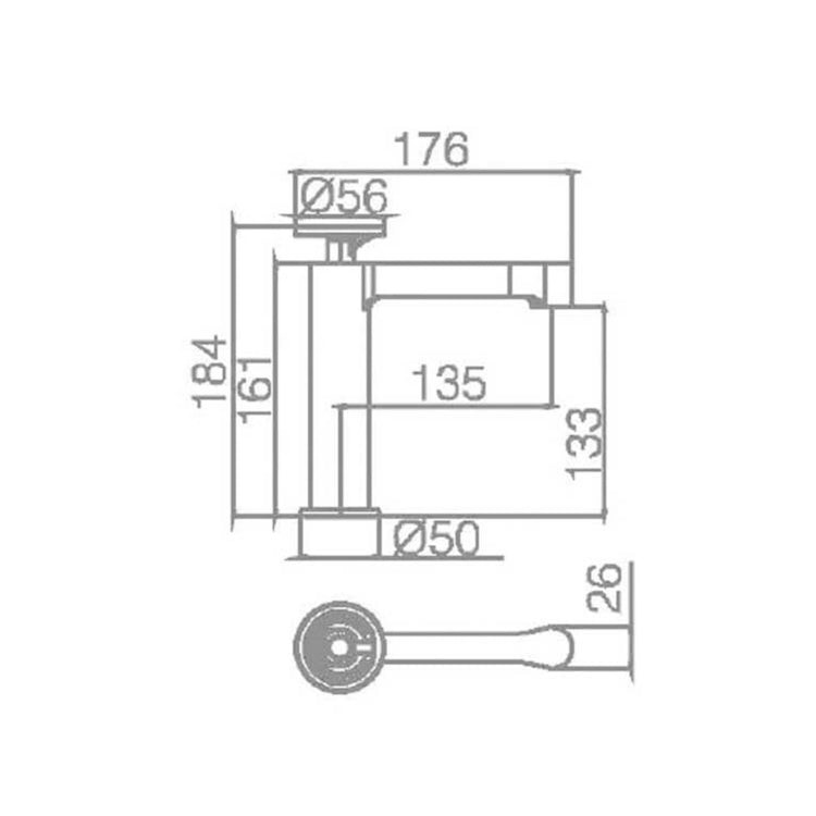 Torneira para lavatório moderna Olimpo