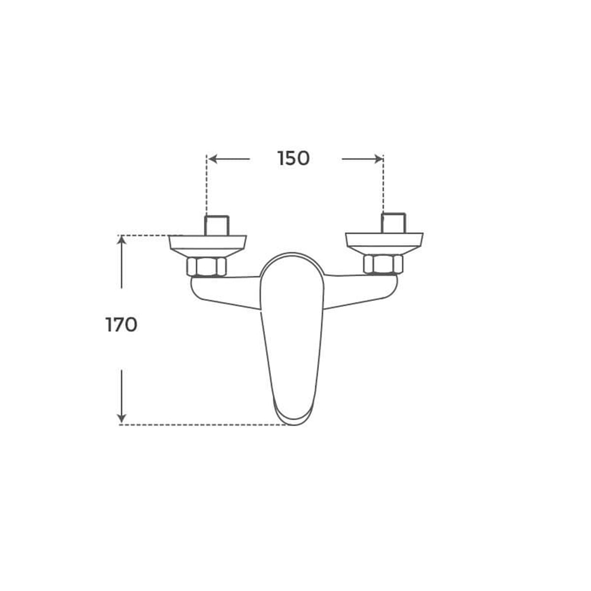 Grifo monomando de ducha Rialto - Thebath