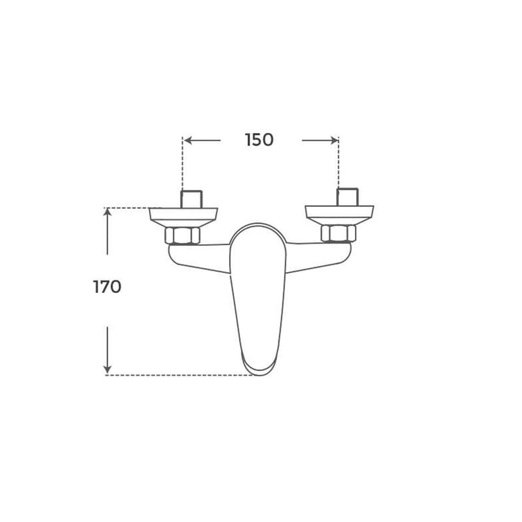 Torneira de duche monocomando Rialto