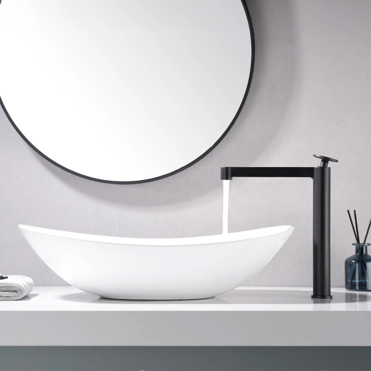 Grifo negro caño alto Olimpo - Thebath