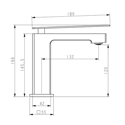 Grifo para lavabo Saba