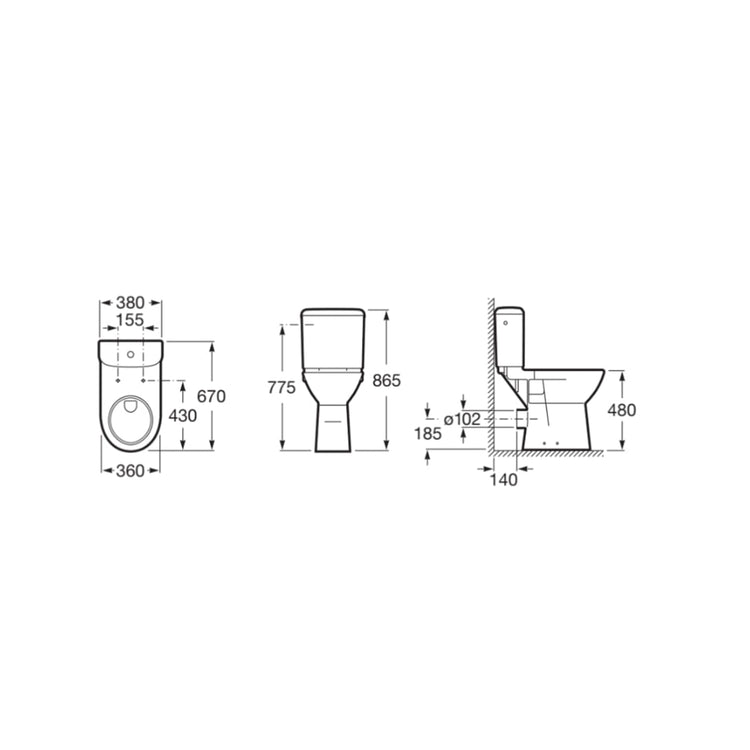 Casa de banho adaptada Roca Access
