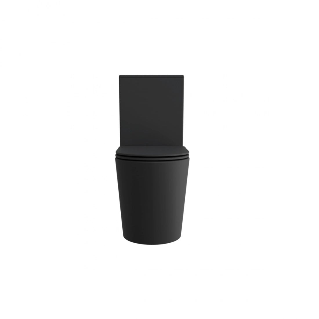 Inodoro de tanque bajo Tarento negro mate