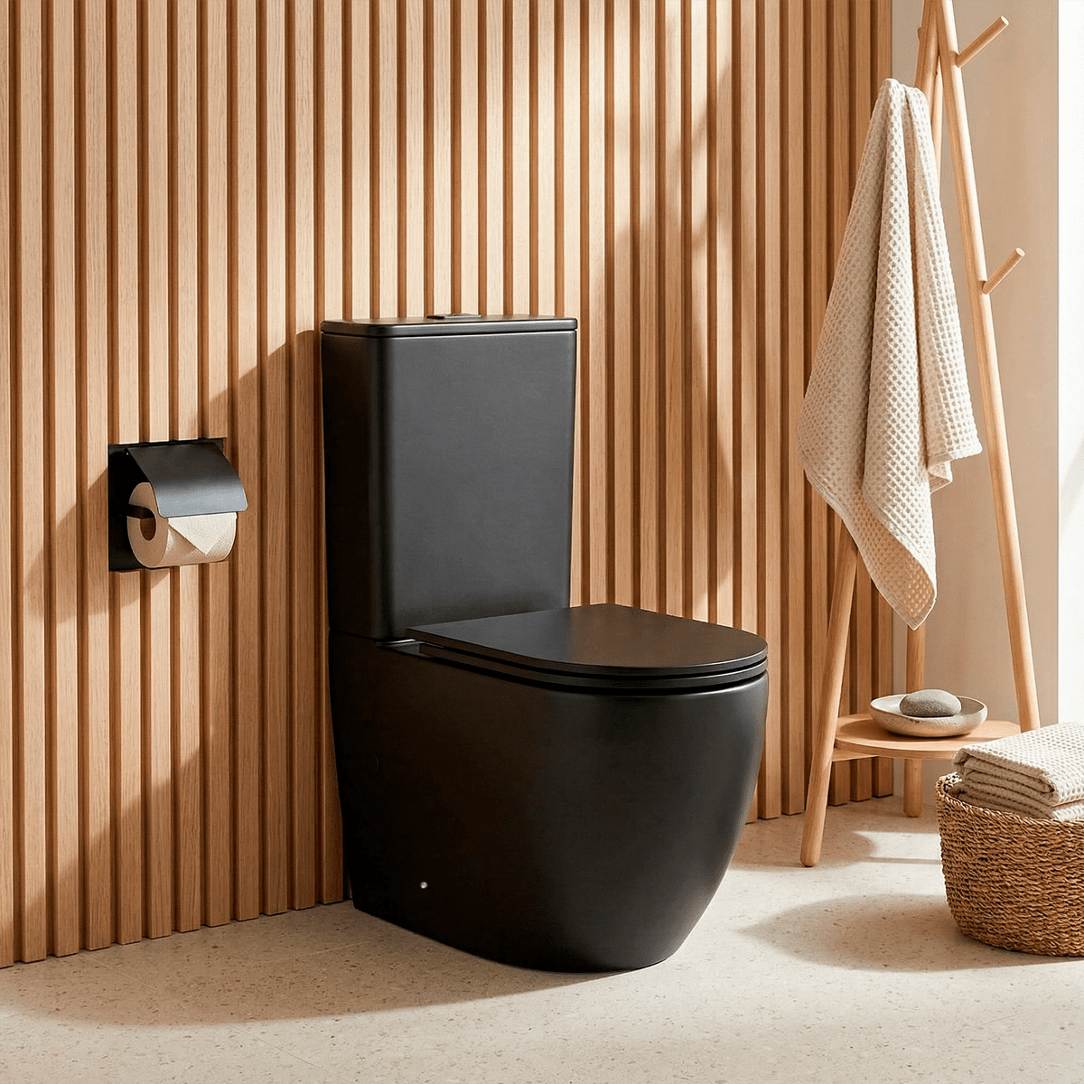 Inodoro negro mate barato Zafra - The Bath