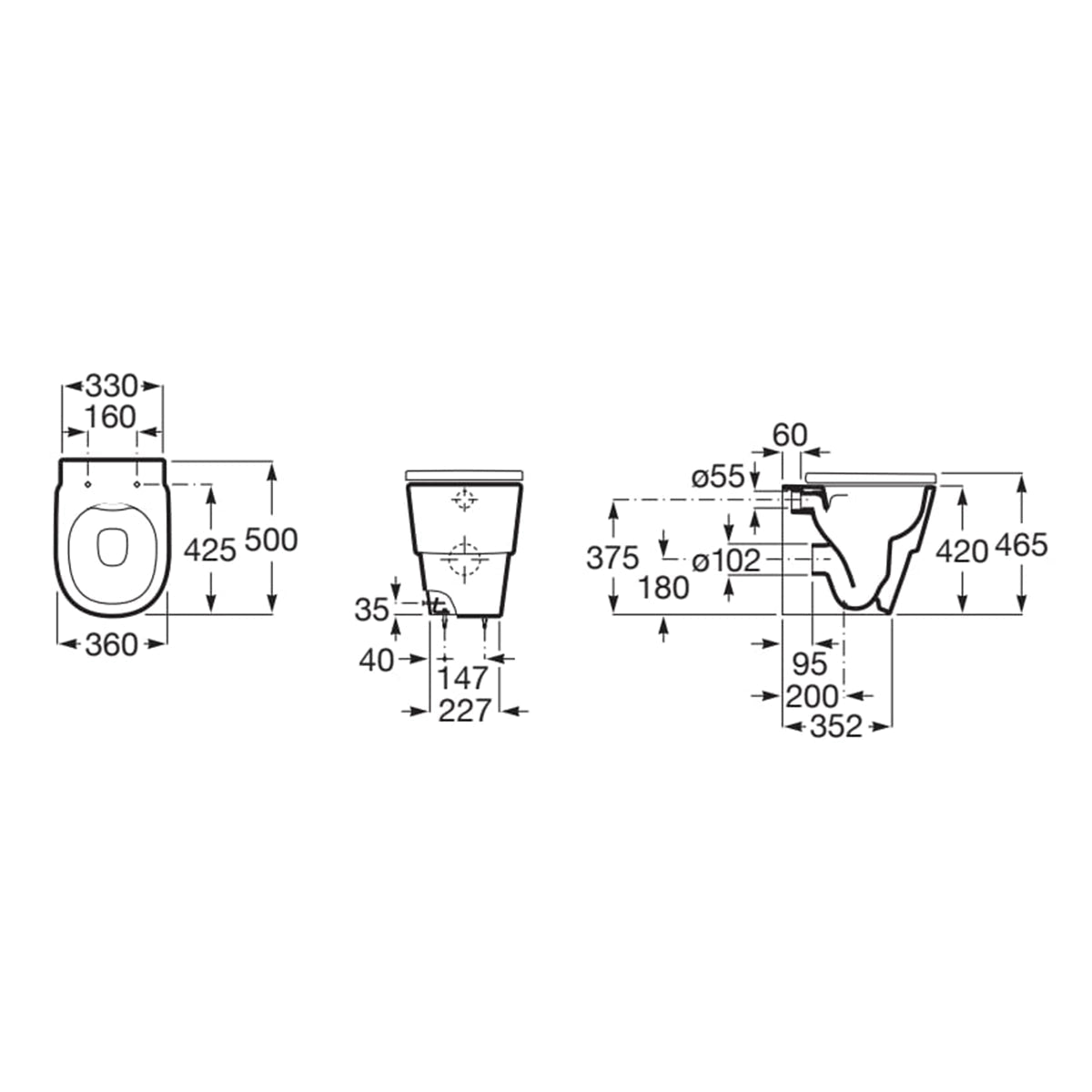 Inodoro Roca Tura - Thebath
