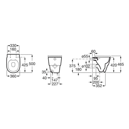 Inodoro Roca Tura - Thebath