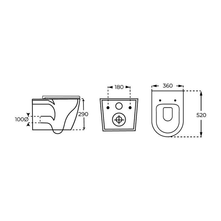 Banheiro suspenso durante