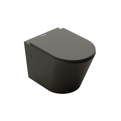 Inodoro suspendido negro mate Venecia - The Bath