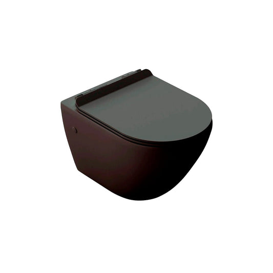 Inodoro suspendido negro mate Veron - The Bath