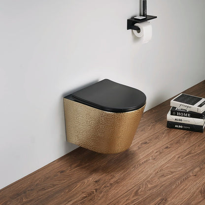 Inodoro suspendido Negro - Oro Umbra - Thebath