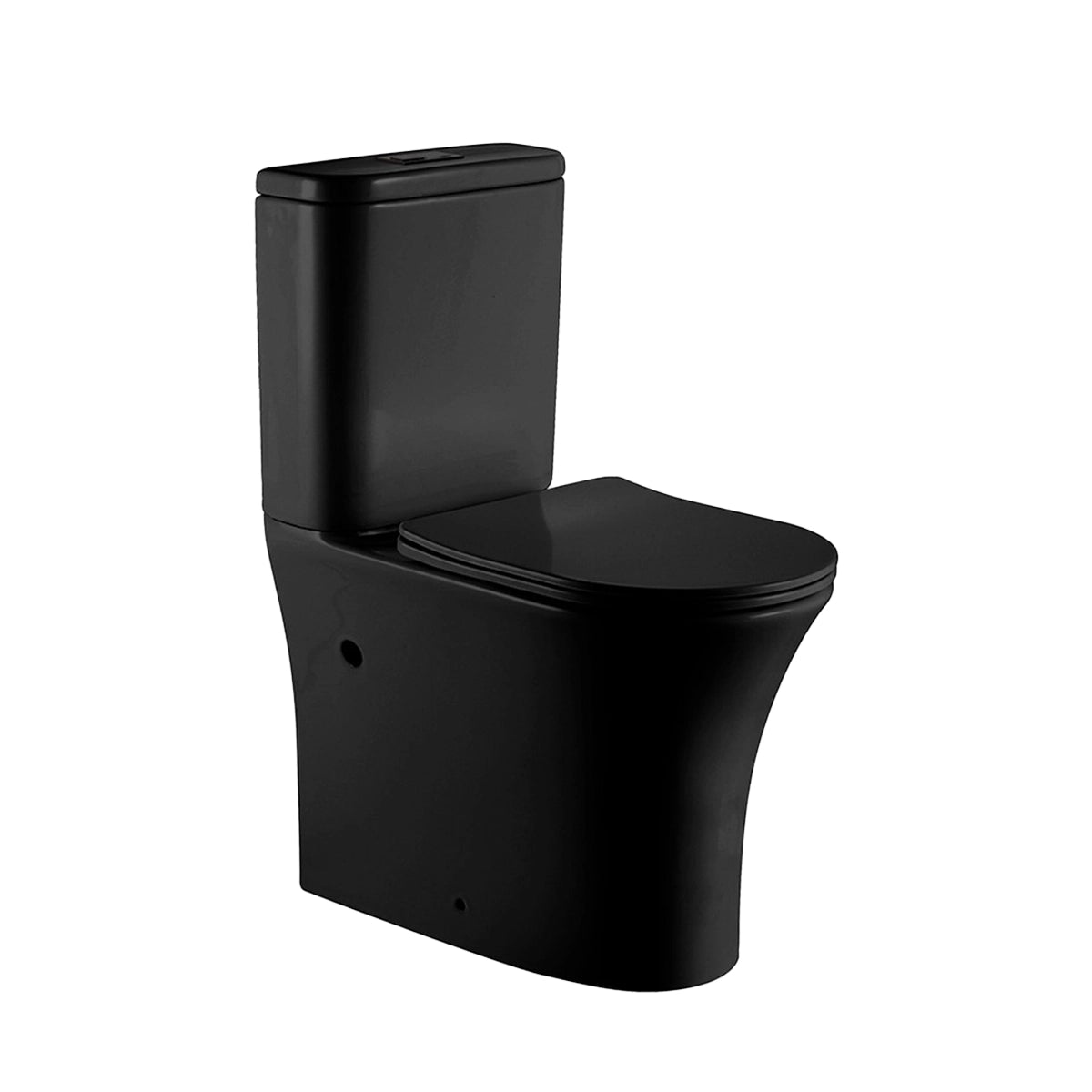 Inodoro tanque bajo negro mate Lido - The Bath