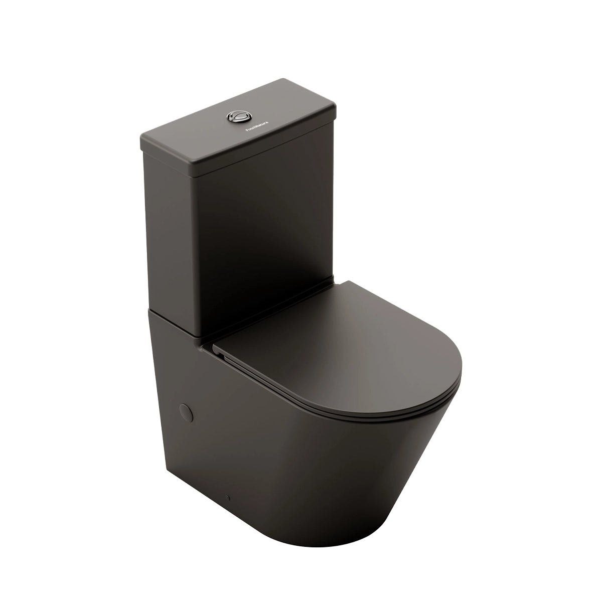 Inodoro tanque bajo negro mate Venecia - The Bath