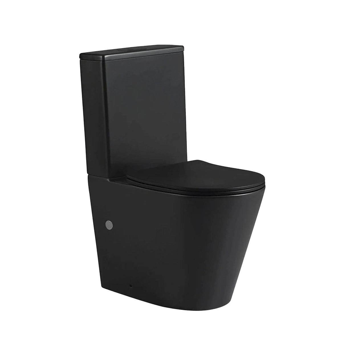 Inodoro tanque bajo negro mate Yara - The Bath