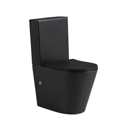 Inodoro tanque bajo negro mate Yara - The Bath