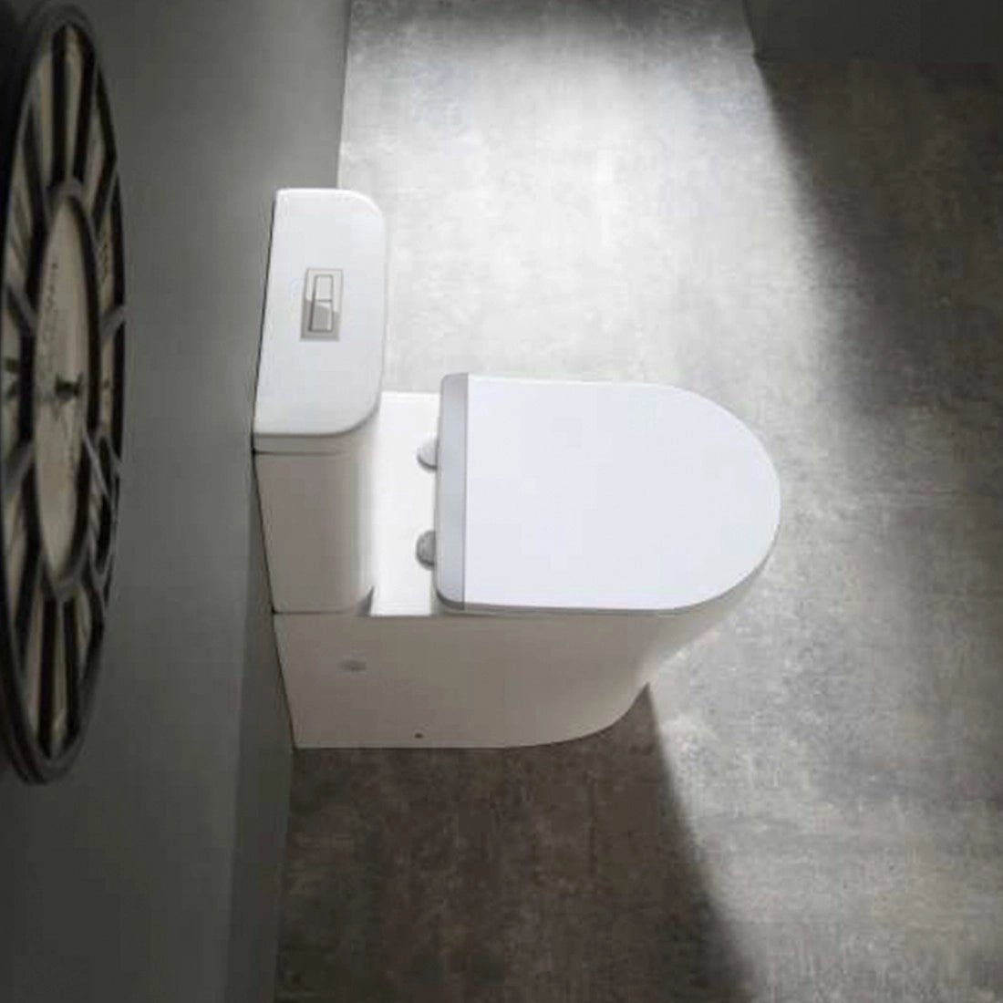 Inodoro tanque bajo Rimless Corque