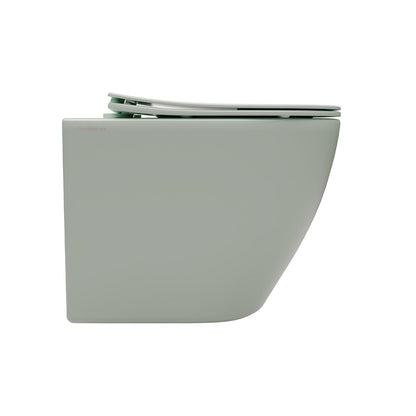 Inodoro verde menta suspendido Nora - The Bath