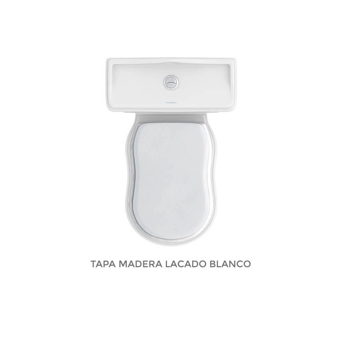 Inodoro Vintage Atenas de Fossil Natura tapa de madera