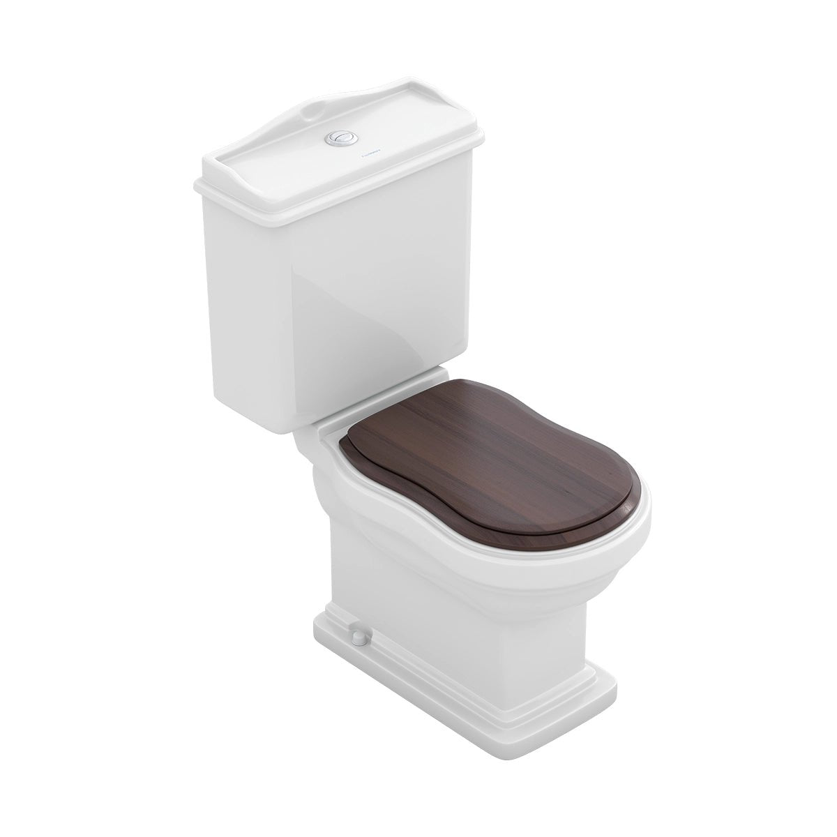 Wc Vintage Atenas Fossil Natura tampa de madeira