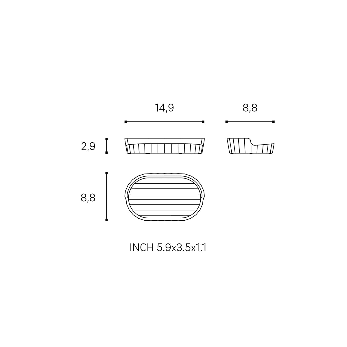 Jabonera para baño L´Avenir - Thebath