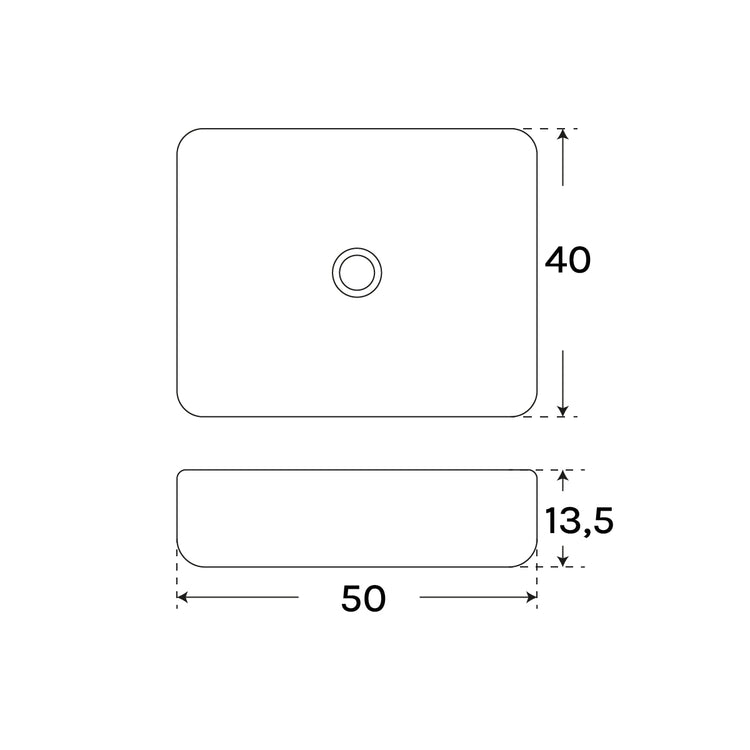 Lavatório branco Alina